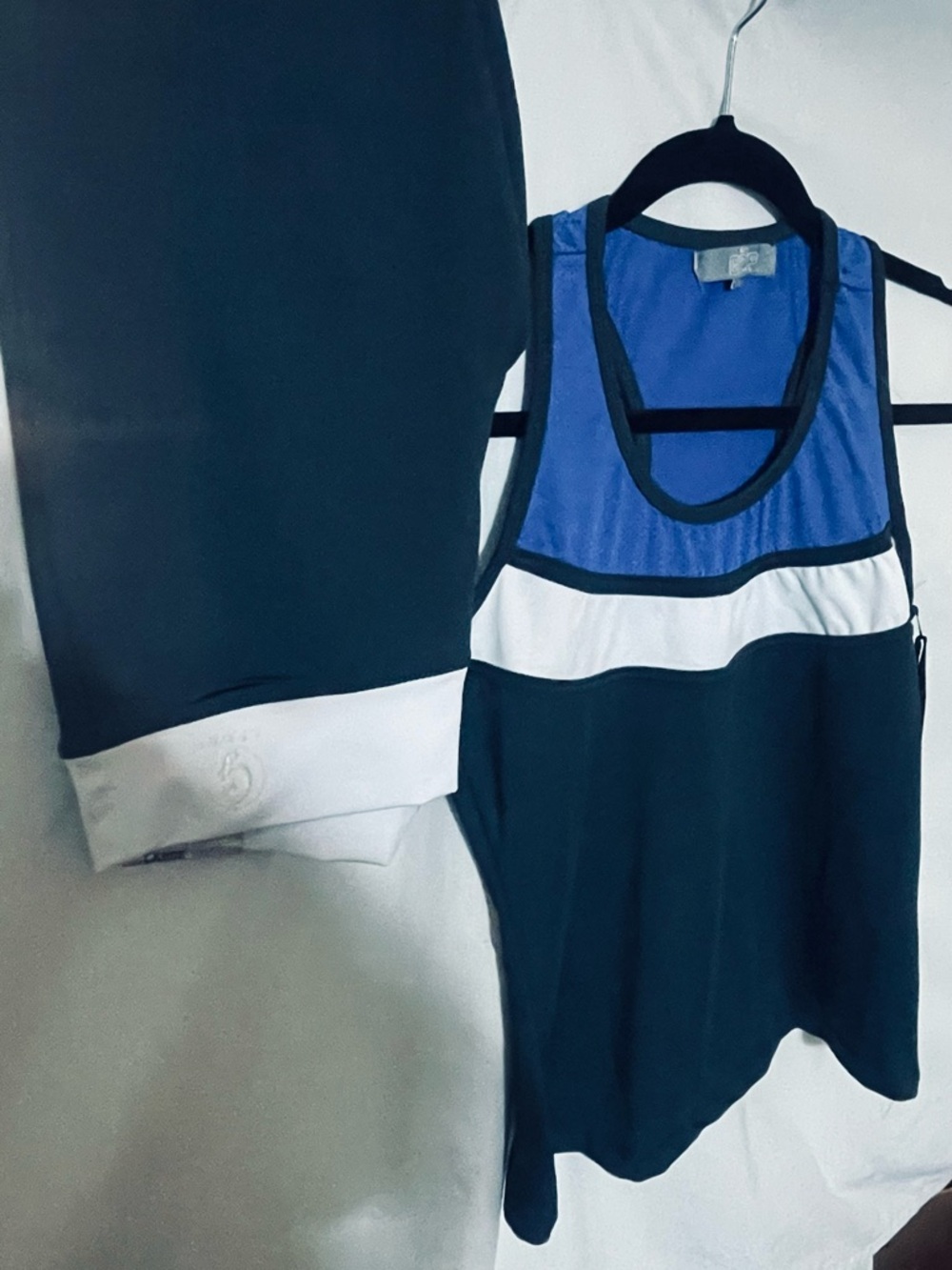 Women’s Navy & Blue Colorblock Tank Top - Unbranded